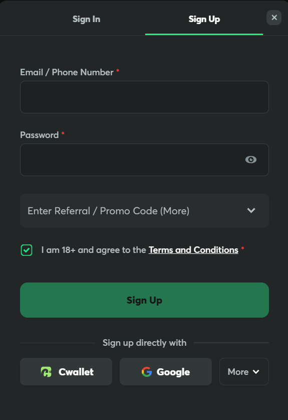 BC.Game crypto wallet and cashier